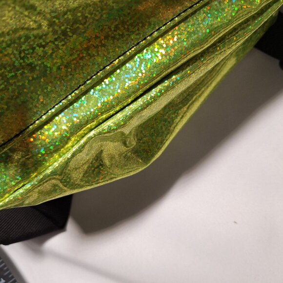NWT Vibedration Hydration Backpack w/o bladder, small - Yellow Green Glitter - Picture 5 of 14